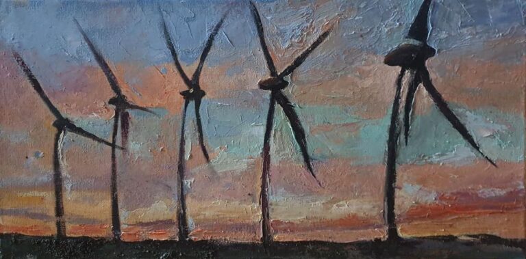 Normandy. Journey Impressions. Oil on Canvas.